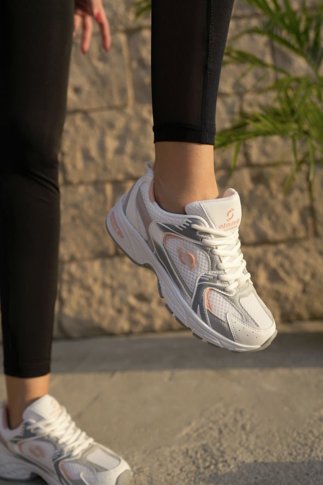 Kadın Günlük Spor Ayakkabı Liana Pudra - 40