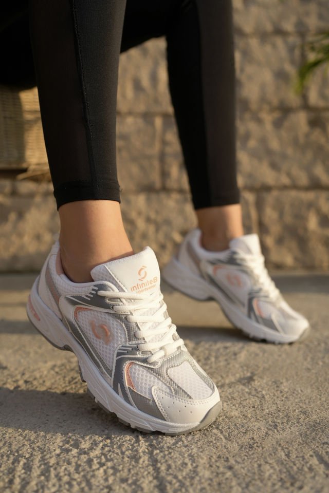 Kadın Günlük Spor Ayakkabı Liana Pudra - 40