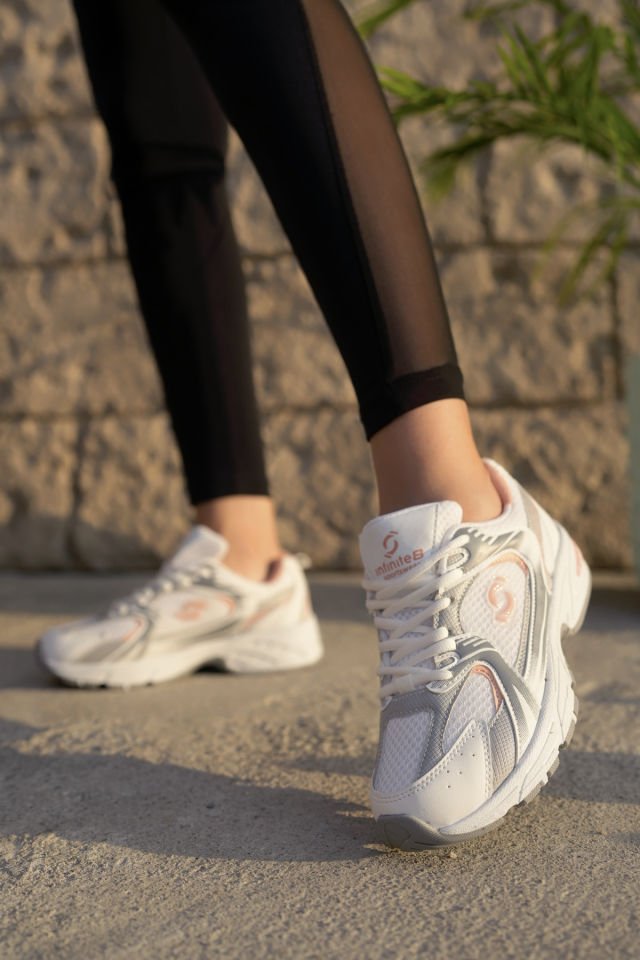 Kadın Günlük Spor Ayakkabı Liana Pudra - 38