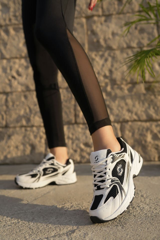 Kadın Günlük Spor Ayakkabı Liana SiyahBeyaz - 39