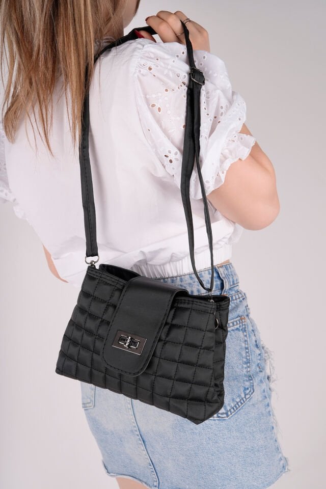 Kadın Günlük Omuz Çantası Siyah - Tek Ebat