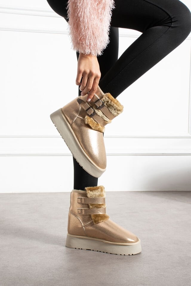 Kadın Şık Günlük Bot Bruna Altın - 36