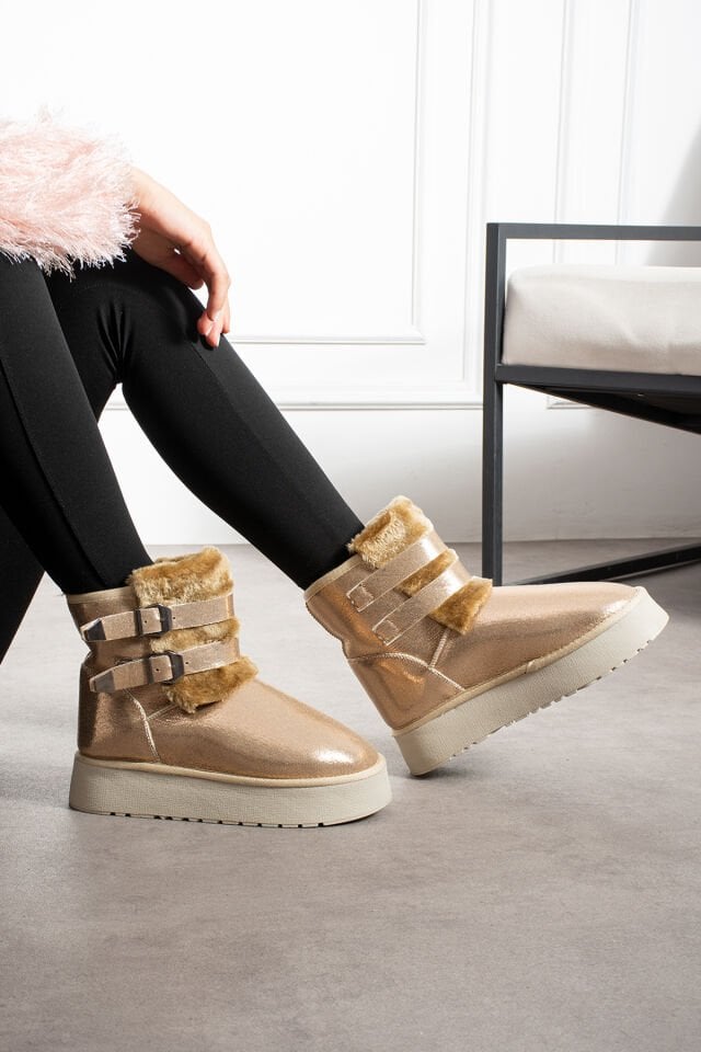 Kadın Şık Günlük Bot Bruna Altın - 37