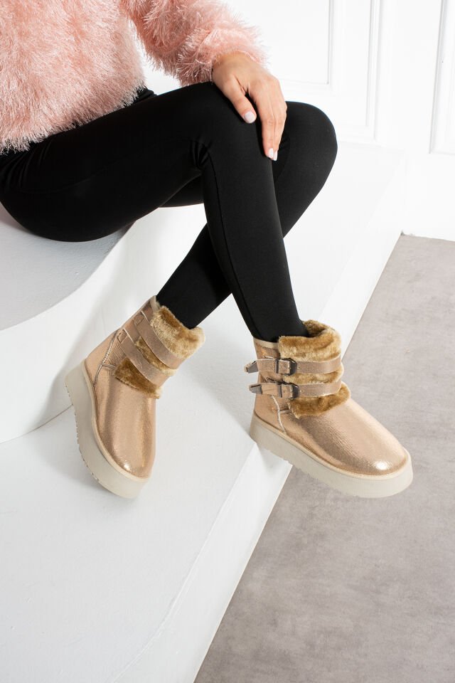 Kadın Şık Günlük Bot Bruna Altın - 37