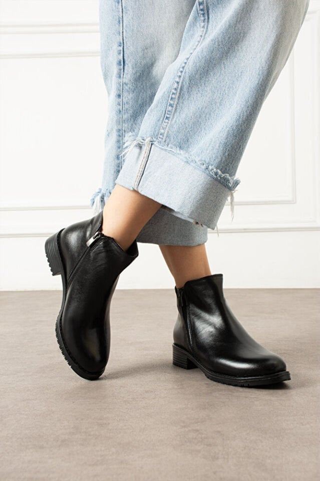 Kadın Günlük Fermuarlı Bot Eirene