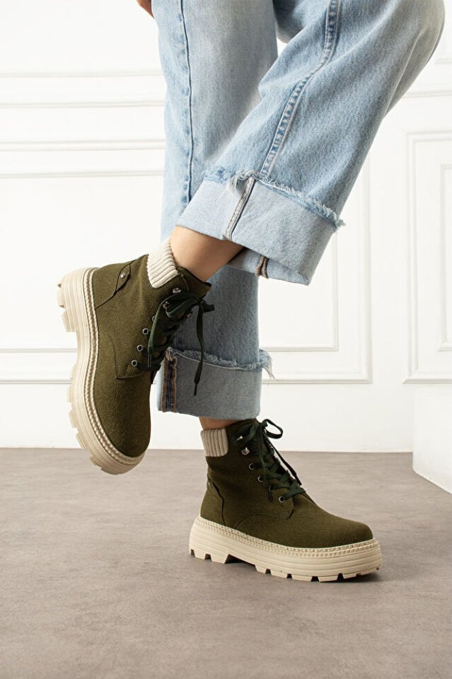 Kadın Şık Bot Selene Yeşil - 37