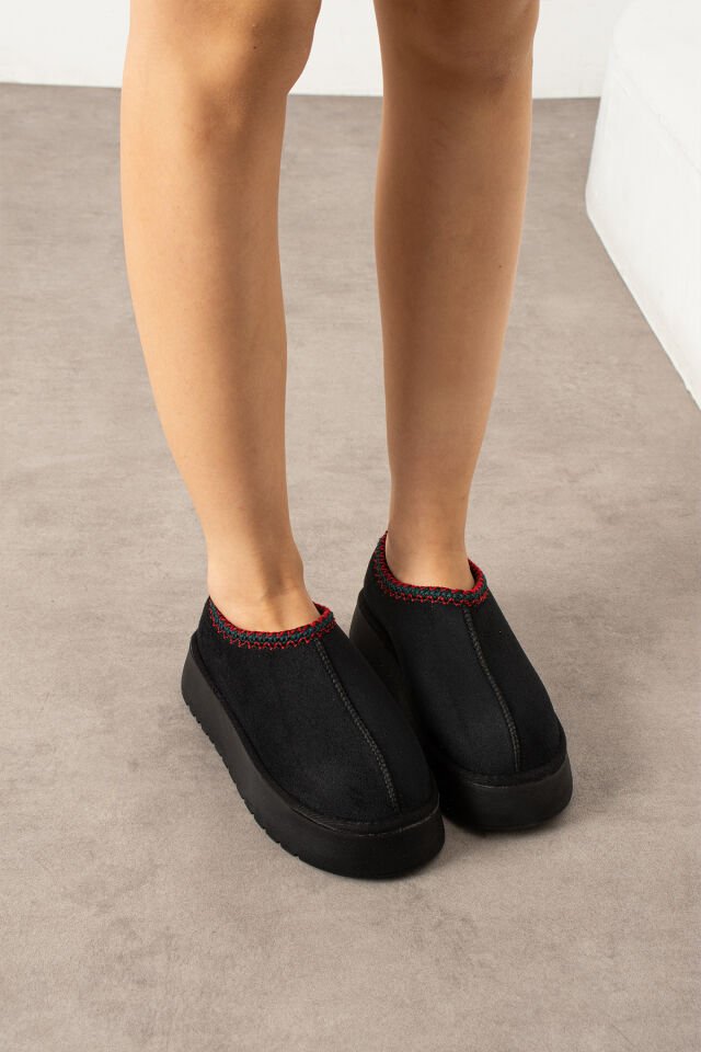 Kadın Günlük Terlik Model Bot Siyah - 39