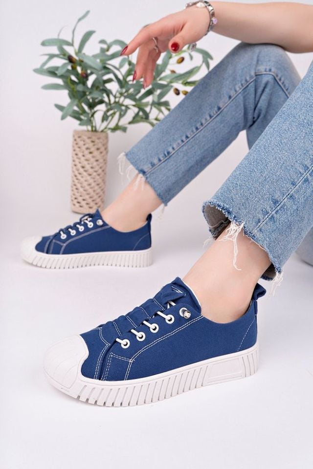 Mavi Kadın Sneaker Günlük Ayakkabı