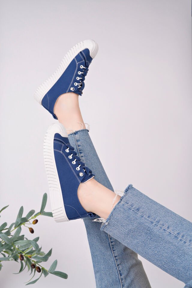 Kadın Sneaker Günlük Ayakkabı Lenira Mavi - 40