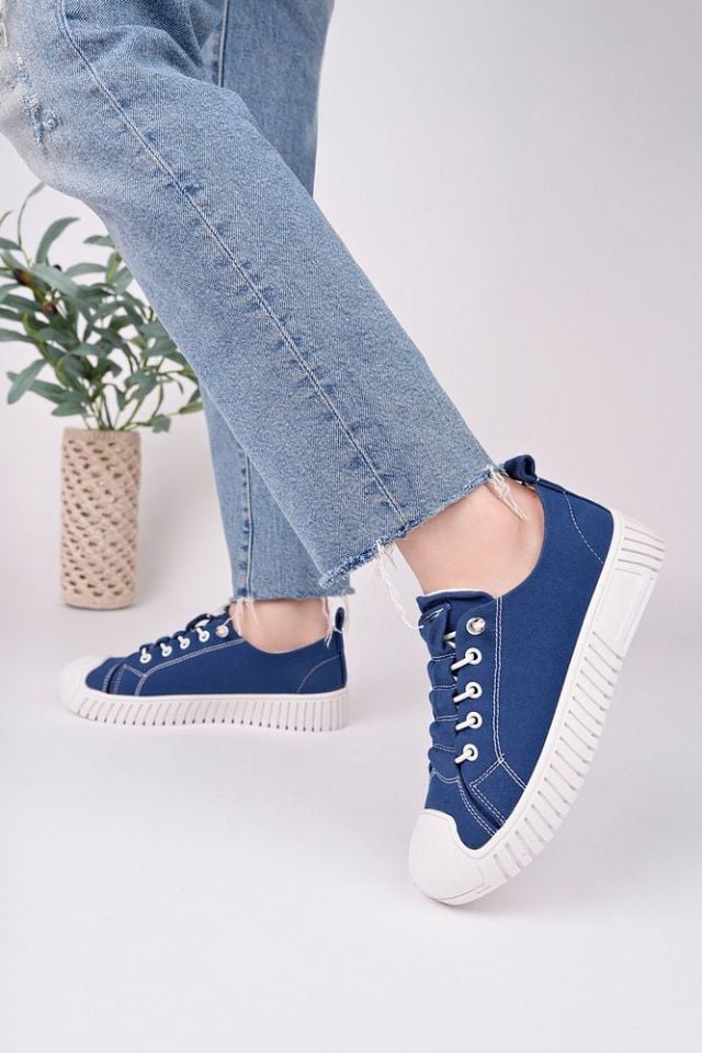 Kadın Sneaker Günlük Ayakkabı Lenira Mavi - 37