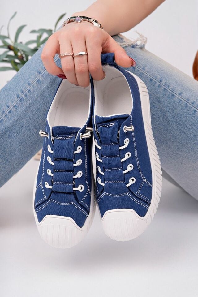 Kadın Sneaker Günlük Ayakkabı Lenira Mavi - 37