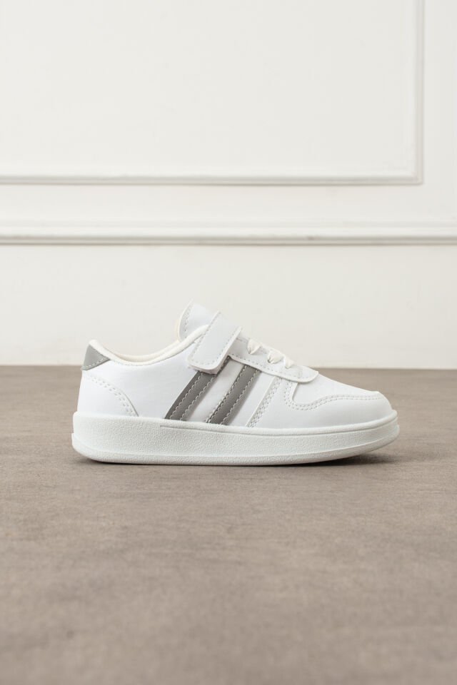 Çocuk Sneaker Günlük Ayakkabı Gri - 33