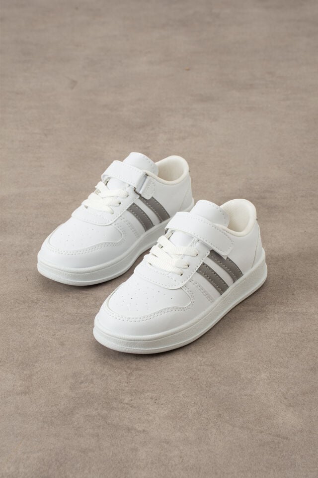 Çocuk Sneaker Günlük Ayakkabı Gri - 32