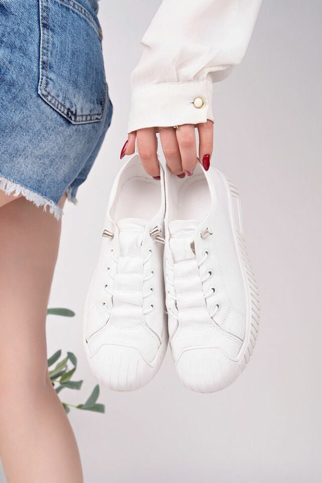 Kadın Sneaker Günlük Ayakkabı Lenira Beyaz - 40