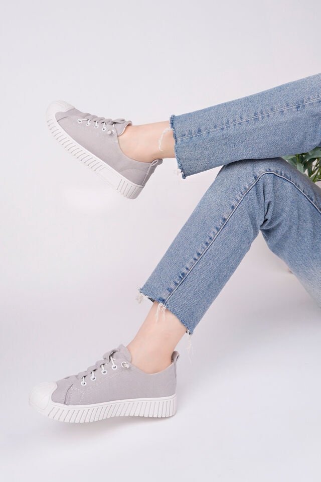 Kadın Sneaker Günlük Ayakkabı Lenira Gri - 36