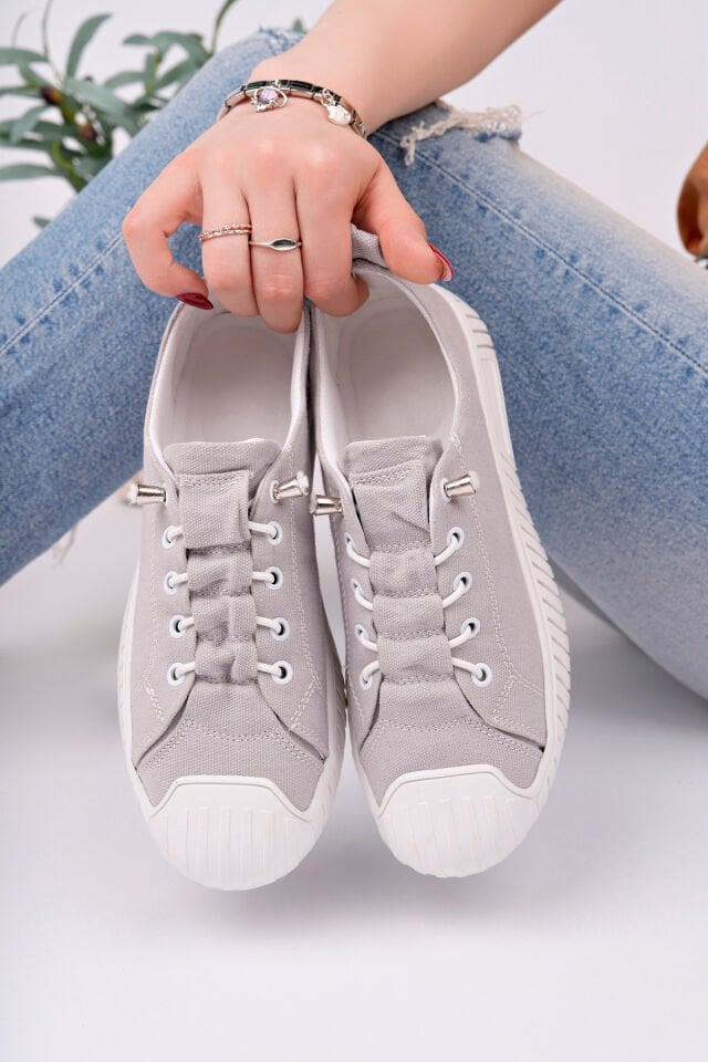 Kadın Sneaker Günlük Ayakkabı Lenira Gri - 36
