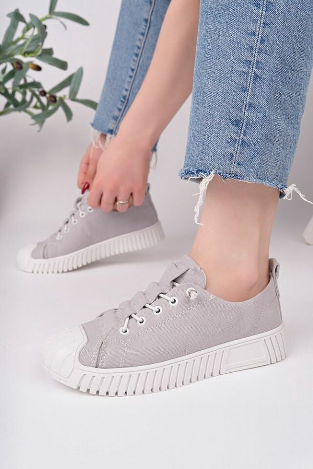 Kadın Sneaker Günlük Ayakkabı Lenira Gri - 36