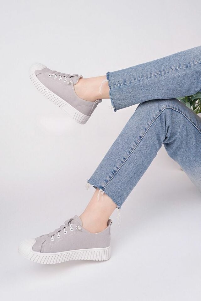 Kadın Sneaker Günlük Ayakkabı Lenira Gri - 36