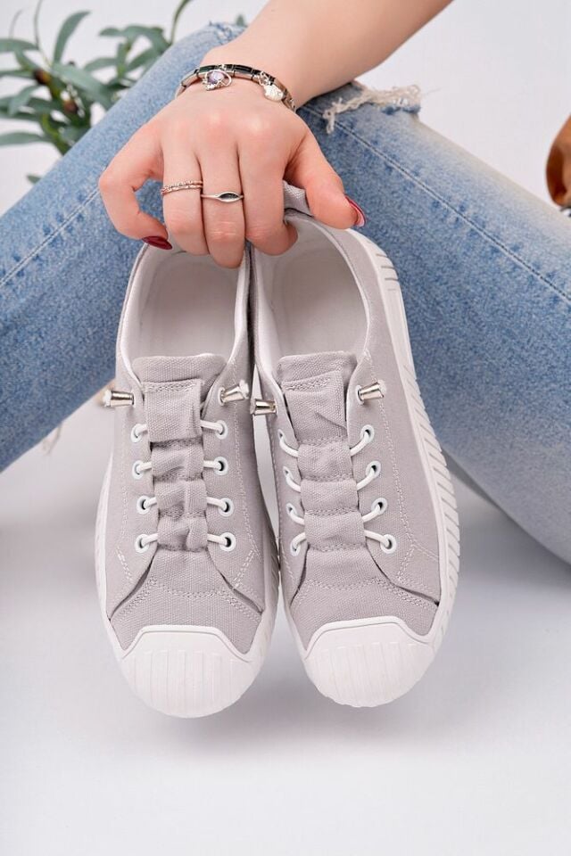 Kadın Sneaker Günlük Ayakkabı Lenira Gri - 36